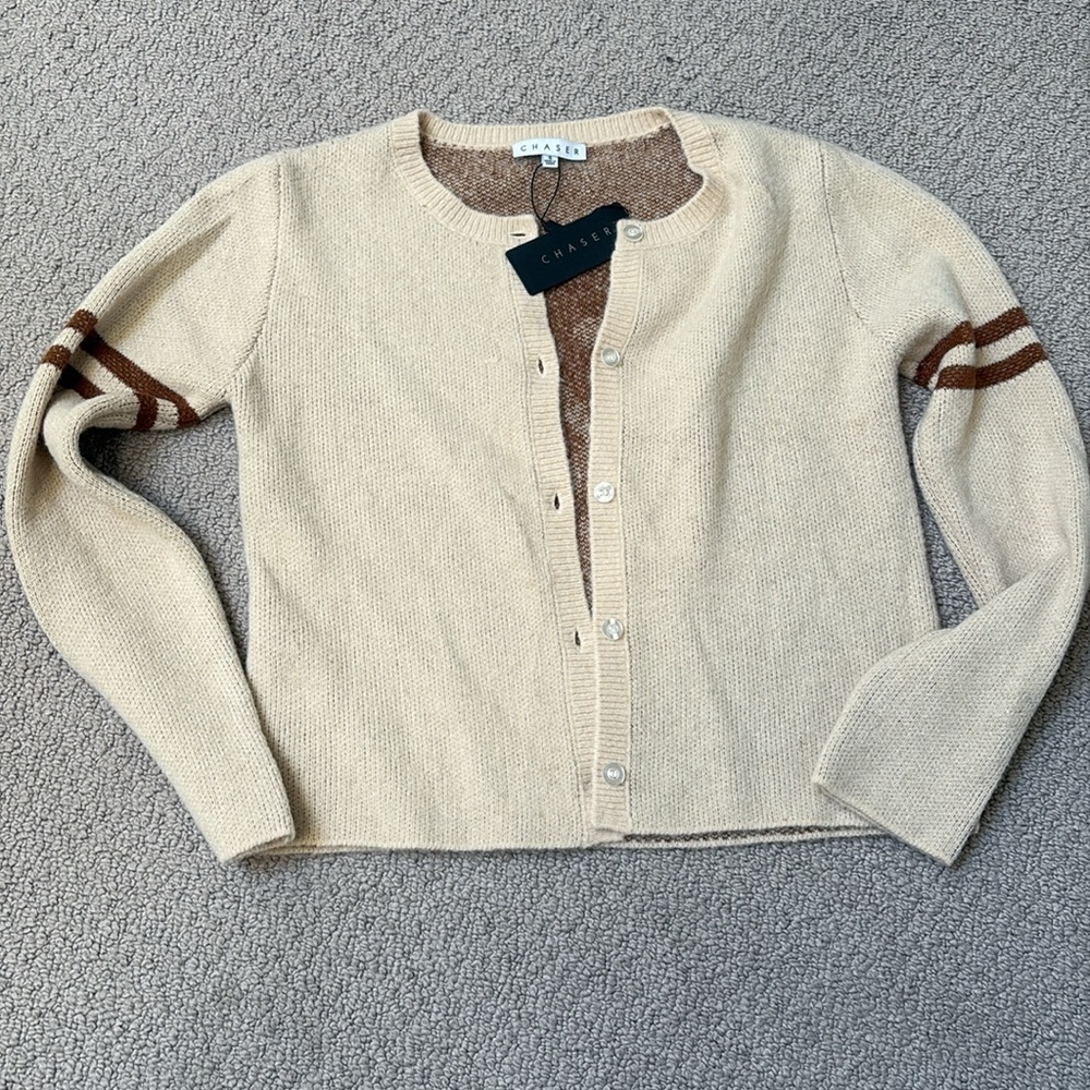 Chaser Yin Yang Heart Cardigan - Picture 6 of 6